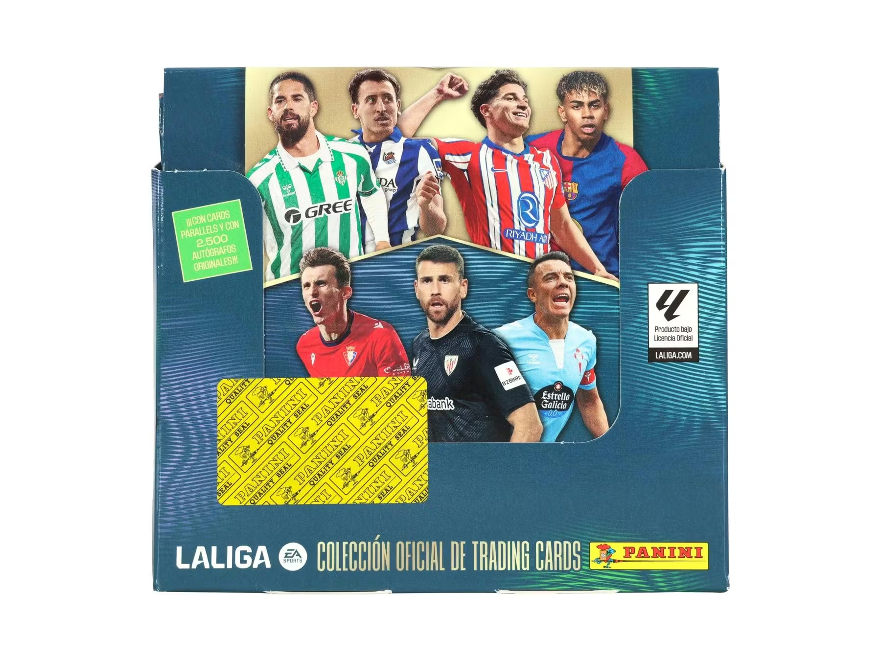 2025-26 Panini La Liga Megacracks Soccer (Pakki) – Fótboltamyndir / fótboltaspjöld