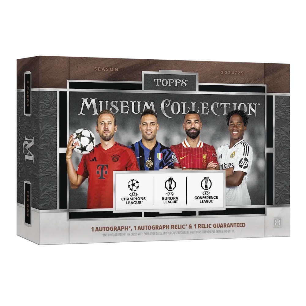 2024-25 Topps Museum Collection UCC Hobby Box – Fótboltamyndir / fótboltaspjöld